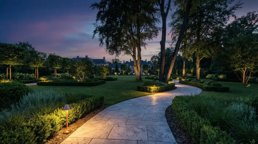 Ciesz się ogrodem także wieczorem dzięki inteligentnemu oświetleniu LED.