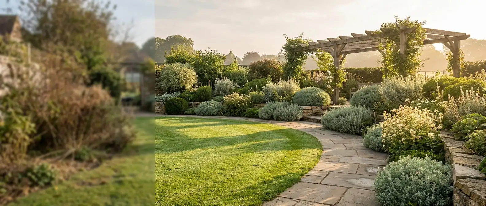 oszczędności vs nowy ogród (40-60%) — tło sekcji statystyki