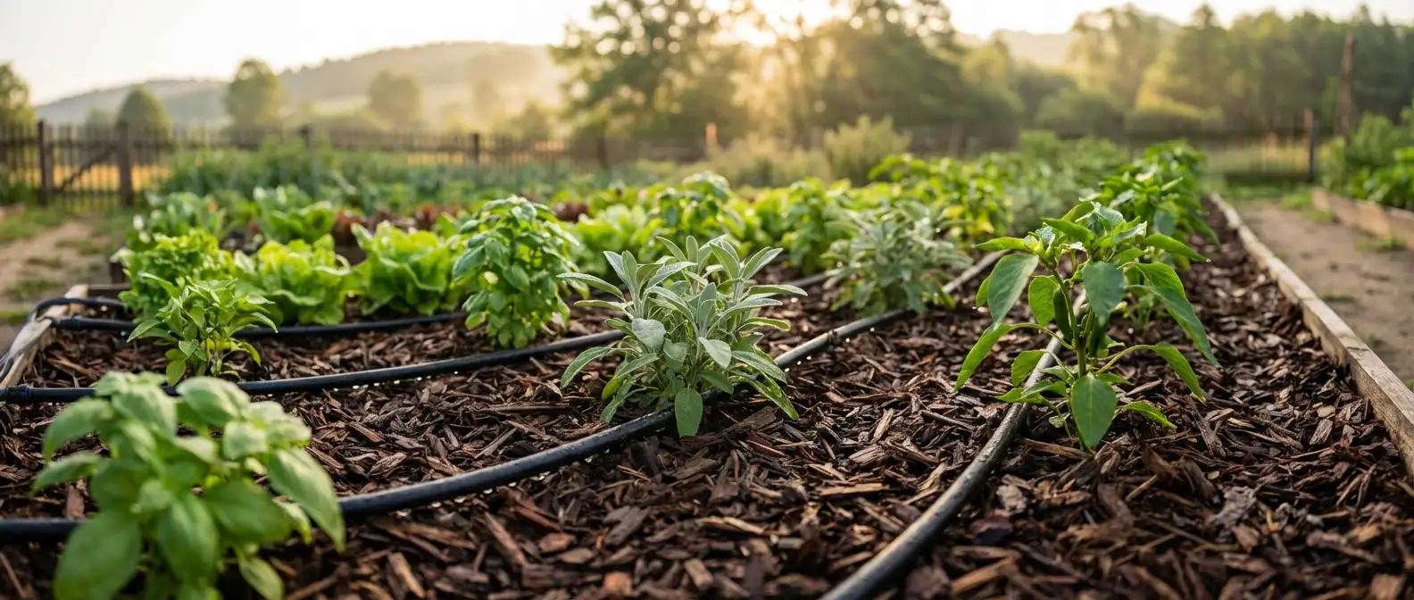 oszczędności wody (70%) — tło sekcji statystyki
