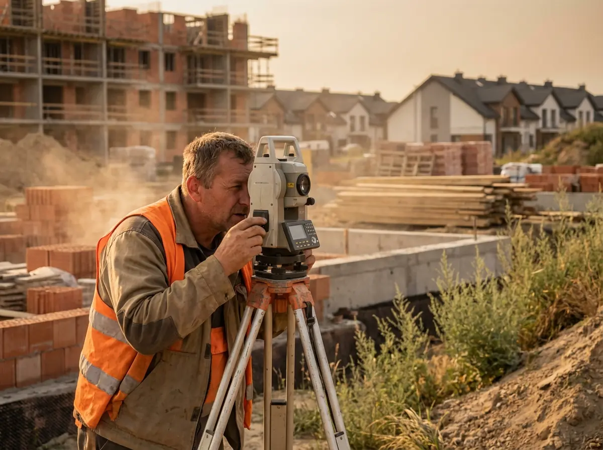 Pomiary geodezyjne przed niwelacją